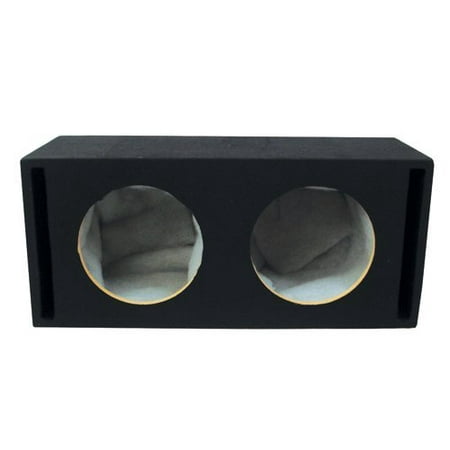 Absolute USA PDEB12BL Dual 12-Inch 3//4-Inch MDF Twin Port Subwoofer Enclosure with Blue High Gloss Face Board